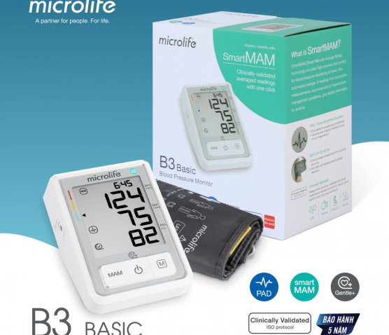 Máy Đo Huyết Áp Microlife B3 BASIC 