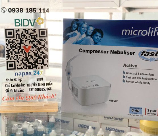Máy Xông Khí Dung Microlife NEB-200