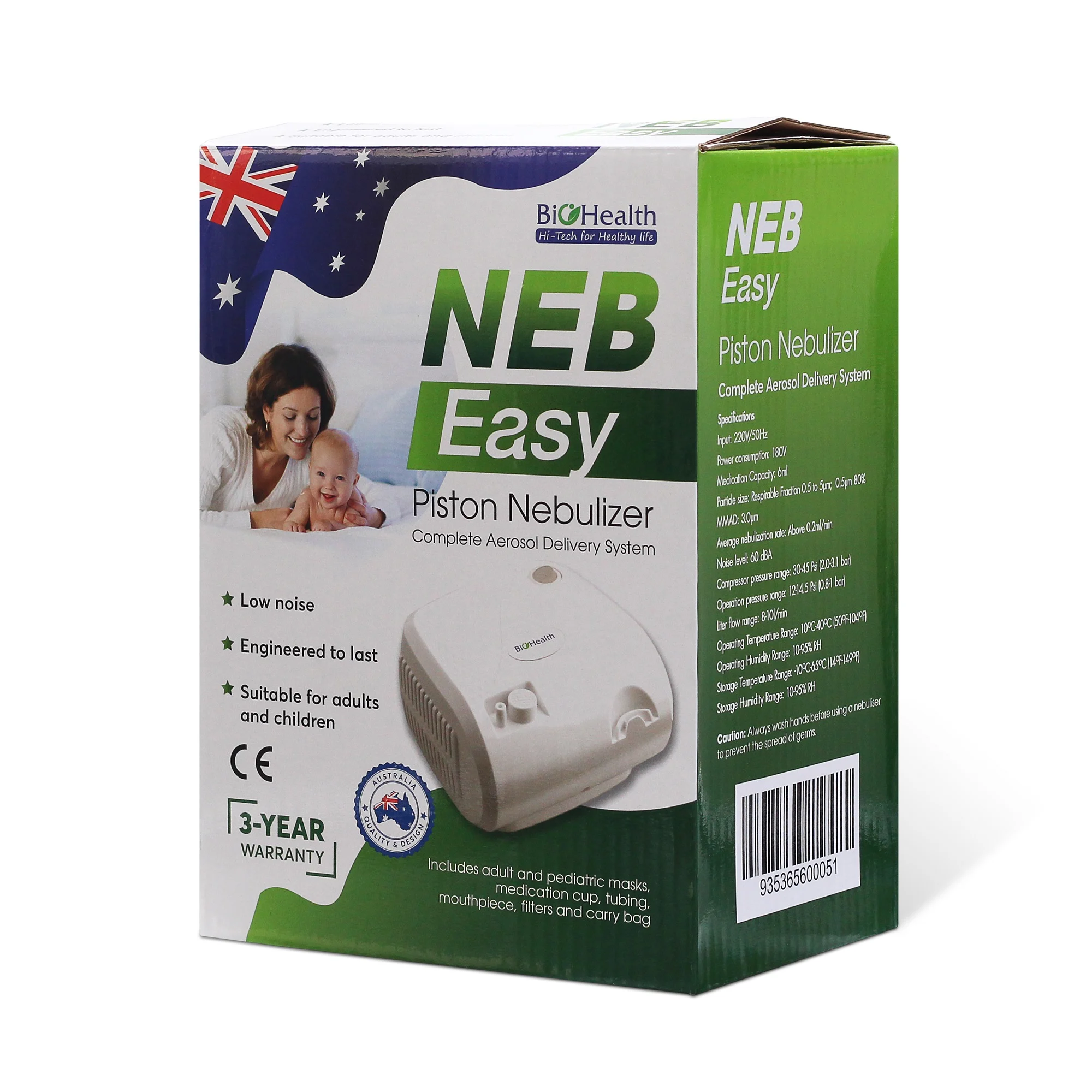 MÁY XÔNG KHÍ DUNG BIOHEALTH - NEB EASY